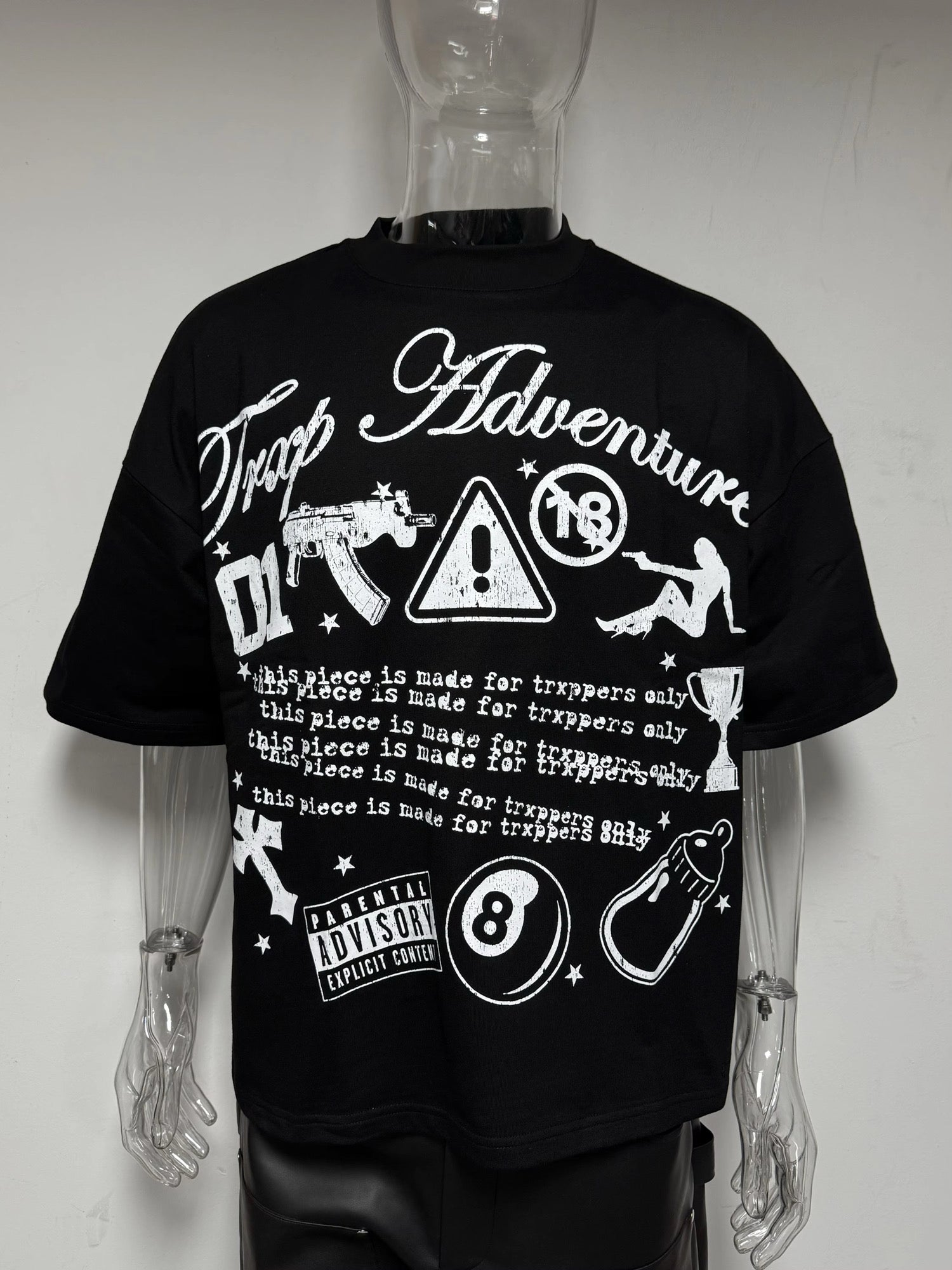 BLACK TRXPPER TEE