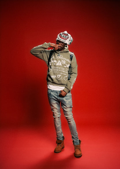 OLIVE TRXPPER PULLOVER