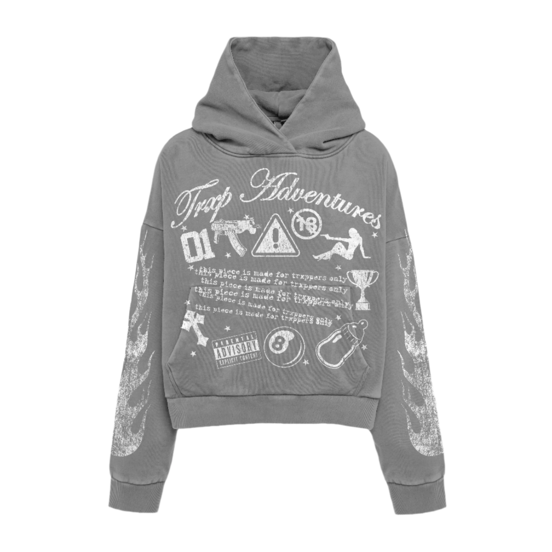 GREY TRXPPER PULLOVER