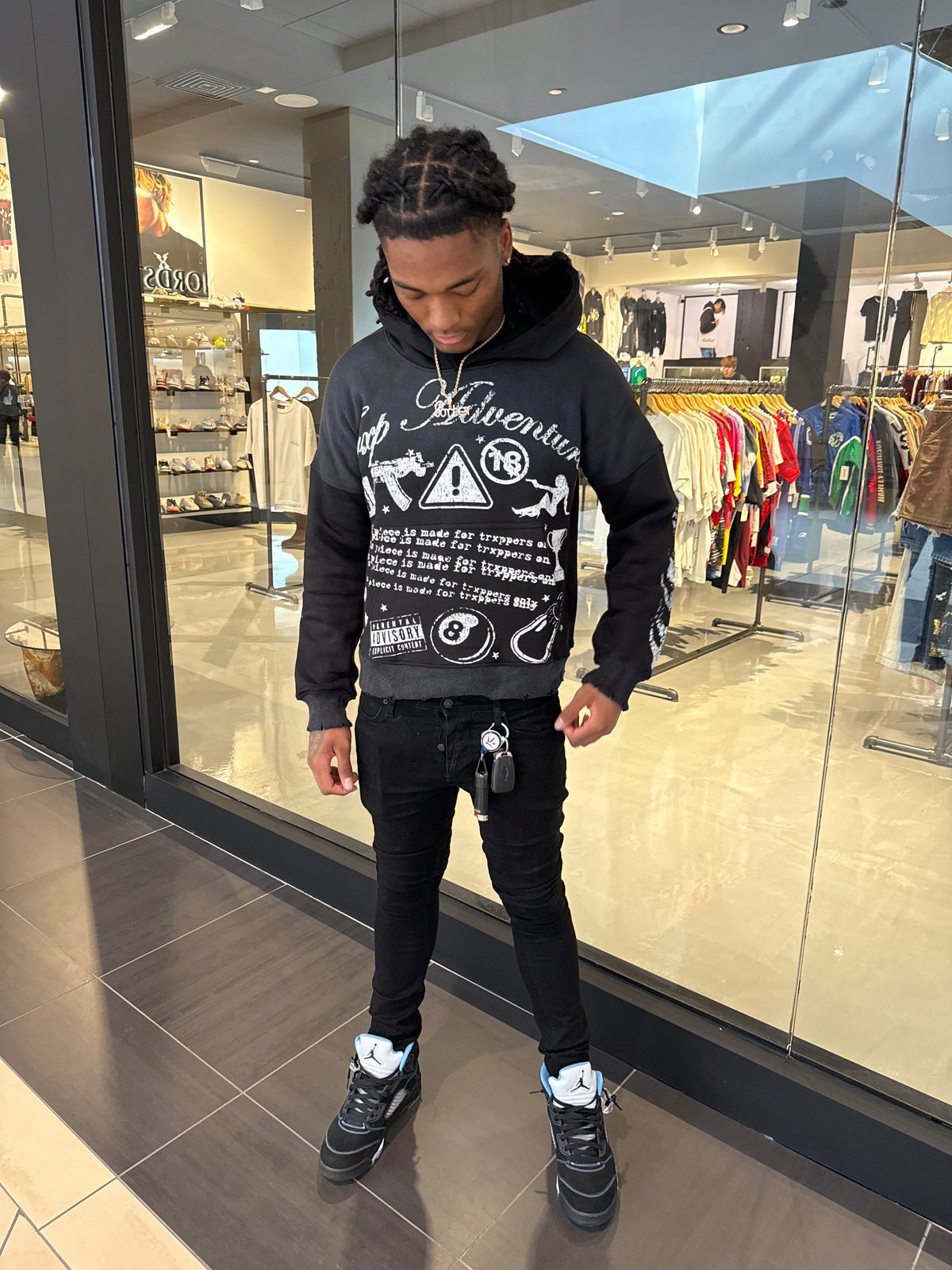 BLACK TRXPPER PULLOVER