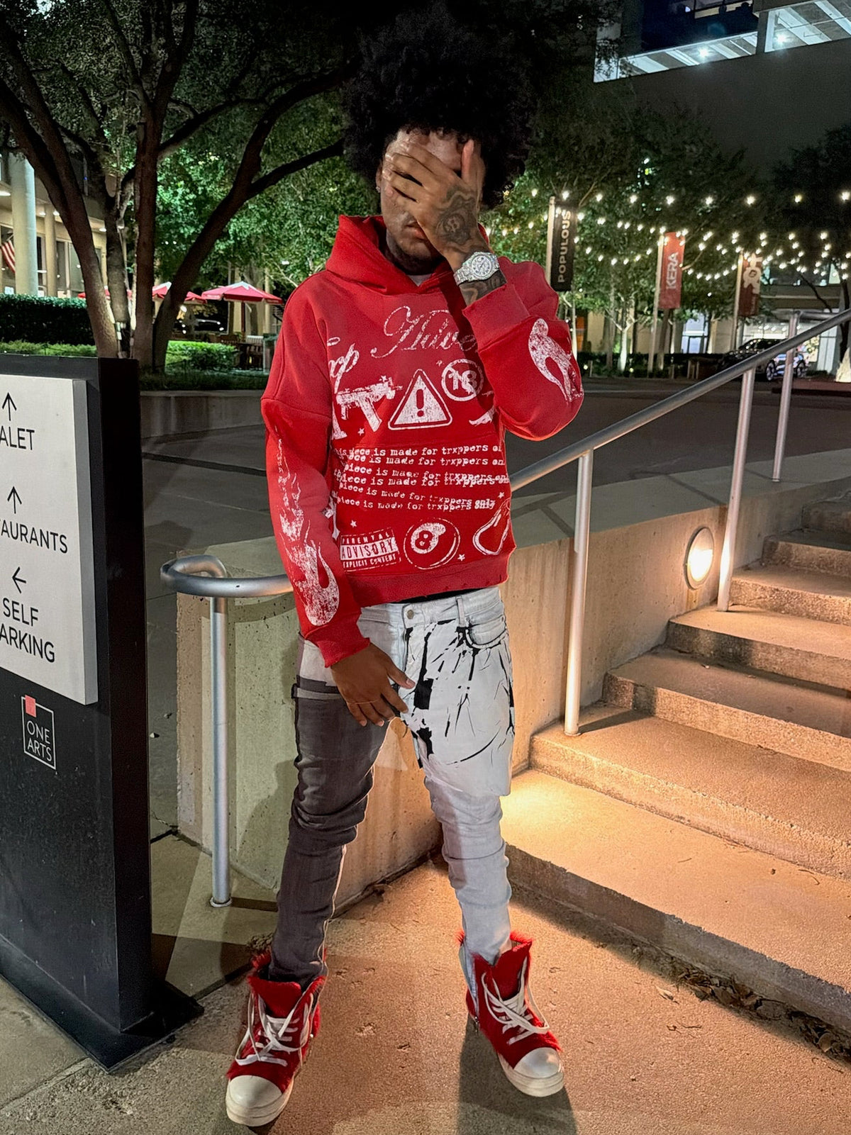 RED TRXPPER PULLOVER