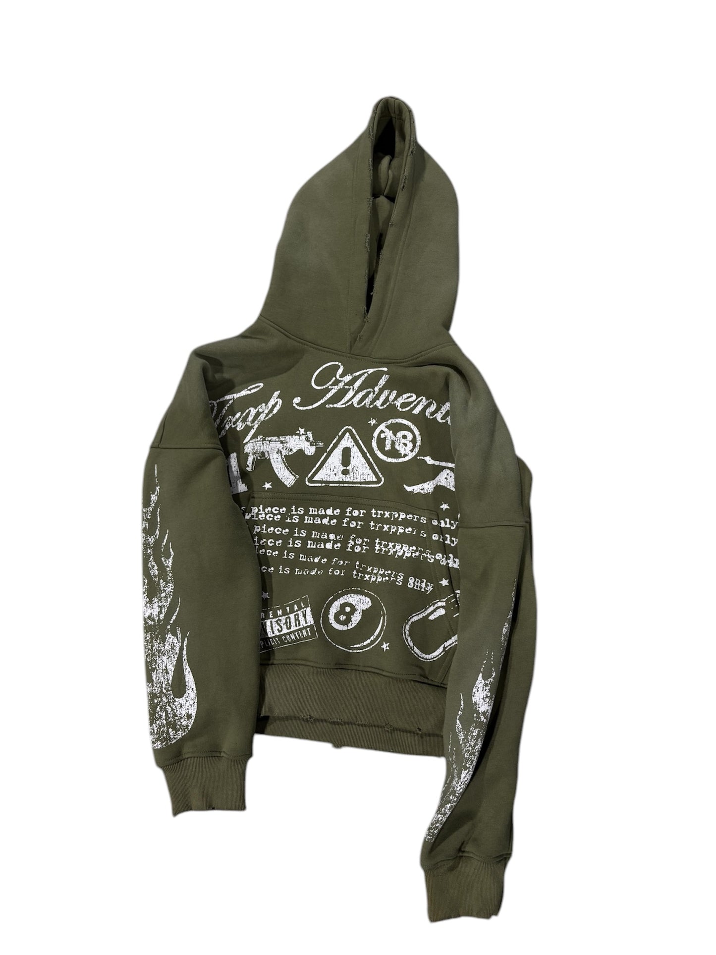 OLIVE TRXPPER PULLOVER
