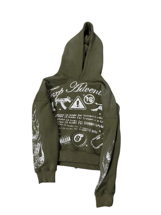 OLIVE TRXPPER PULLOVER